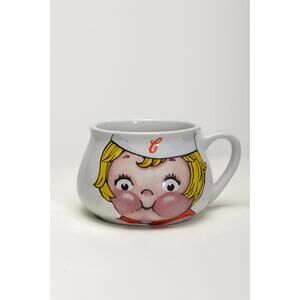 Campbell's Soup Girl Collectible Mug Cup Houston Harvest 2000 Vintage